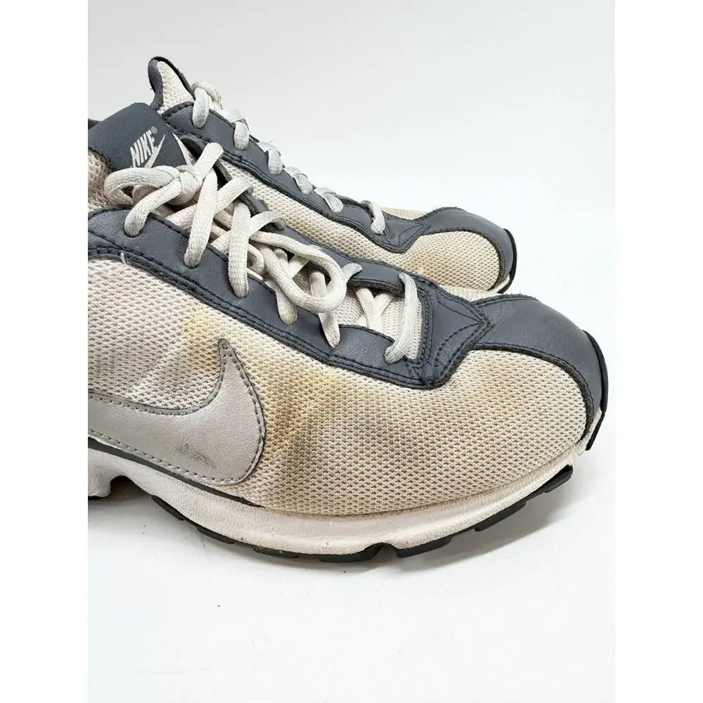 Nike Air Men's Running Shoes Gray White Mesh Sneakers US 11 EUR 43 Vintage